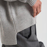 Maglione girocollo donna in cashmere 201726 DOVEGREY LISA YANG 