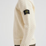 Maglia uomo Cotton Chenille panna 5100019 S00N5V0093 STONE ISLAND 