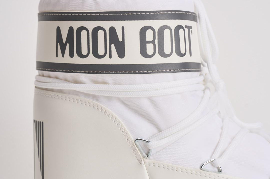 Stivale donna da neve bianco in nylon 1409340 A009WHITE MOON BOOT 