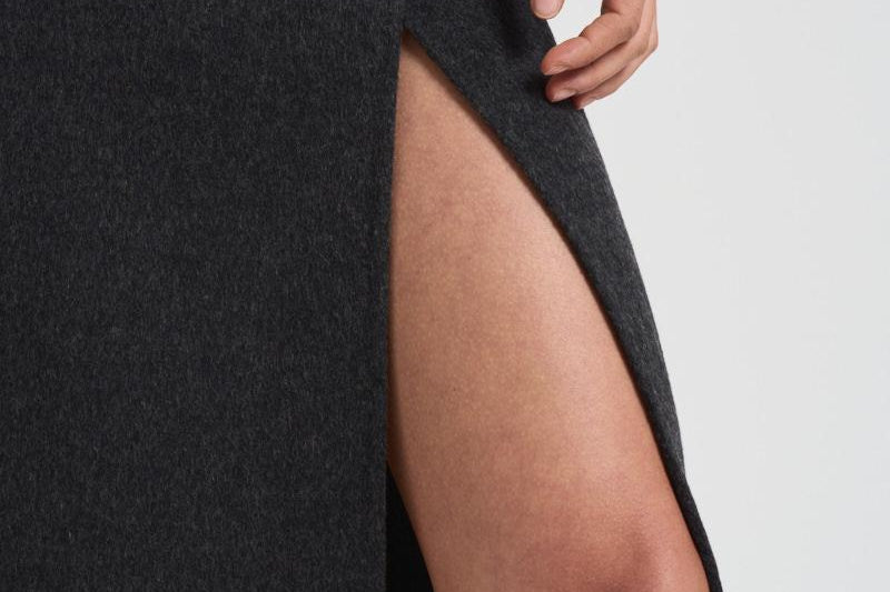 Gonna donna midi Leak grigio antracite D621523 LEAK020ANTRACITE P.a.r.o.s.h. 