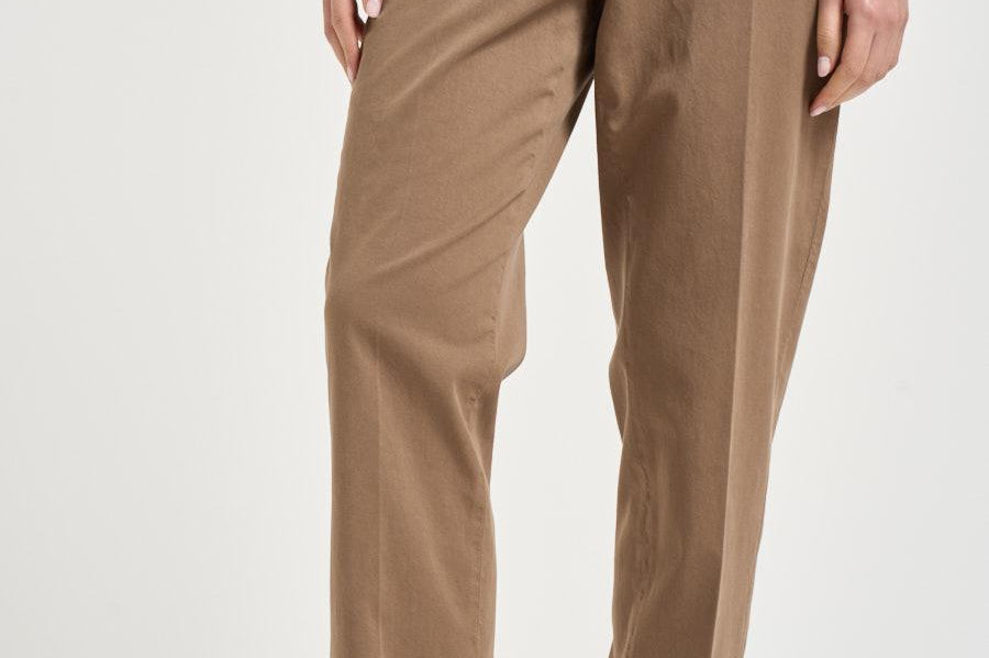 Pantalone donna Galene tortora 177832 D6314600 INCOTEX 