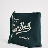 Pochette donna Aline in nylon verde ALINENYLON 00104L MC2 SAINT BARTH 
