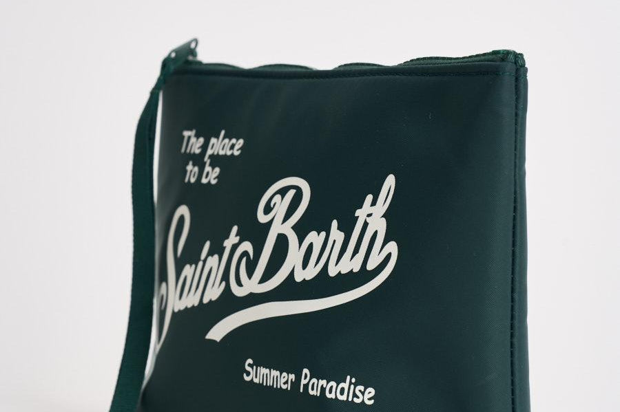 Pochette donna Aline in nylon verde ALINENYLON 00104L MC2 SAINT BARTH 