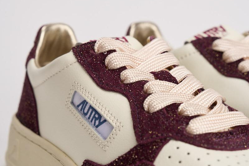 Sneakers donna Medalist in suede bordeaux AULW TA05 AUTRY 