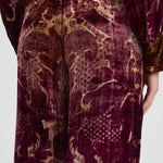 Pantalone ampio in ciniglia stampata 12599 516594 PIERRE-LOUIS MASCIA 