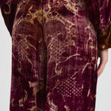 Pantalone ampio in ciniglia stampata 12599 516594 PIERRE-LOUIS MASCIA 