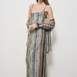 Abito donna lungo a righe multicolor DS25SG1S BR002HSM9KS MISSONI 