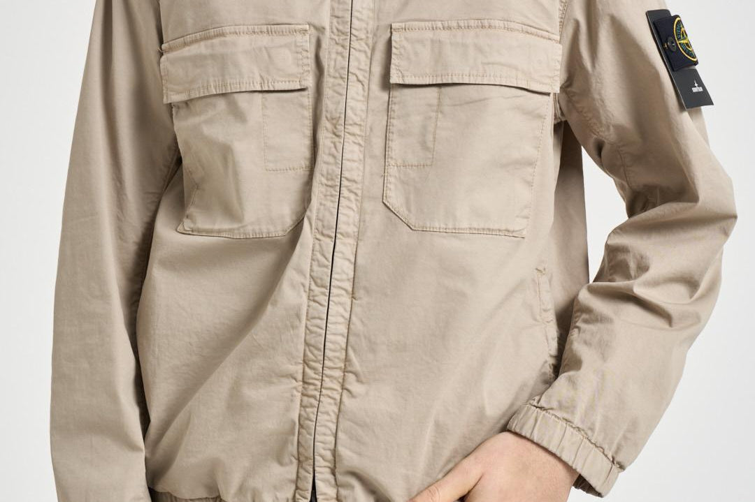 Giacca uomo con cappuccio beige 4100077 S0A10V009A STONE ISLAND 