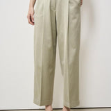 Pantalone donna a palazzo verde salvia P04335 1920045 PESERICO 