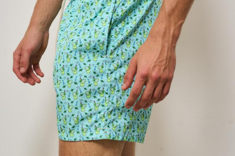 Costume uomo bandana verde acqua MOJITOMICRO 56 MC2 SAINT BARTH 