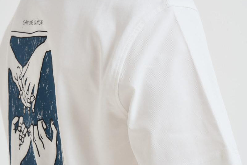 T-shirt uomo girocollo Saflorian con stampa U25300007 TOMEMORIES SAMSØE SAMSØE 