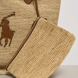 Borsa tote donna in rafia 428923661 006 RALPH LAUREN 