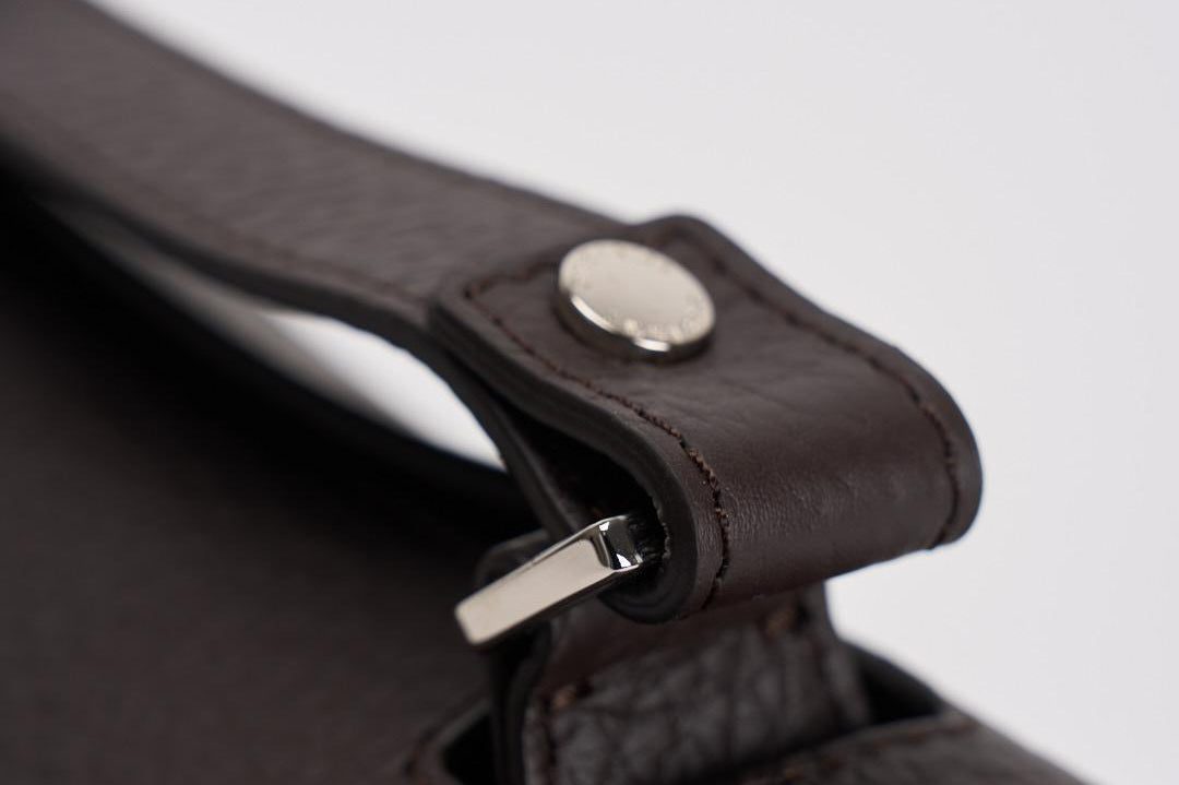 Borsa donna Sveva Soft Piccol a mano in pelle con tracolla moro B01999SOF TMORO ORCIANI 