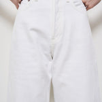 Jeans donna in denim bianco A9039 luna1183 AGOLDE 