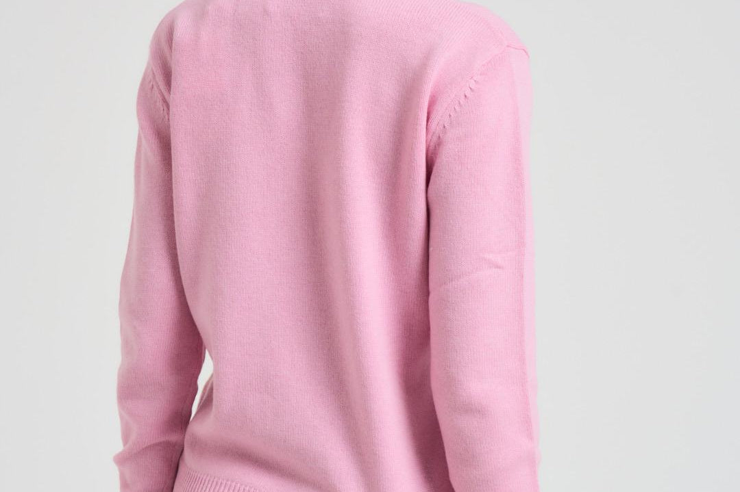 Maglia donna girocollo rosa NEWQUEEN STMRTZSK23 MC2 SAINT BARTH 