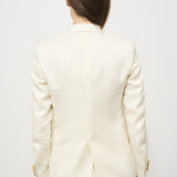 Giacca donna doppiopetto panna 2156 542501 L.B.M. 