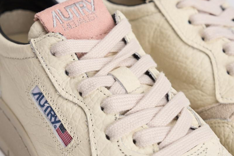 Sneakers donna Medalist panna, argento e rosa AULW LE18 AUTRY 