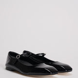 Ballerina in pelle finitura lucida FLRAZS08FL BLACK AEYDE 