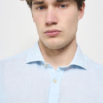 Camicia uomo celeste X66TNW UB1 ACCADEMIE TESSILI 
