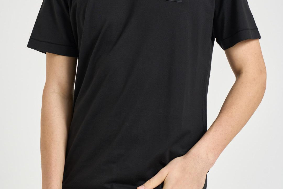 T-shirt uomo girocollo nera 2100027 S0013V0029 STONE ISLAND 