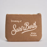 Pochette donna Aline beige ALINEFELT 19EMB MC2 SAINT BARTH 