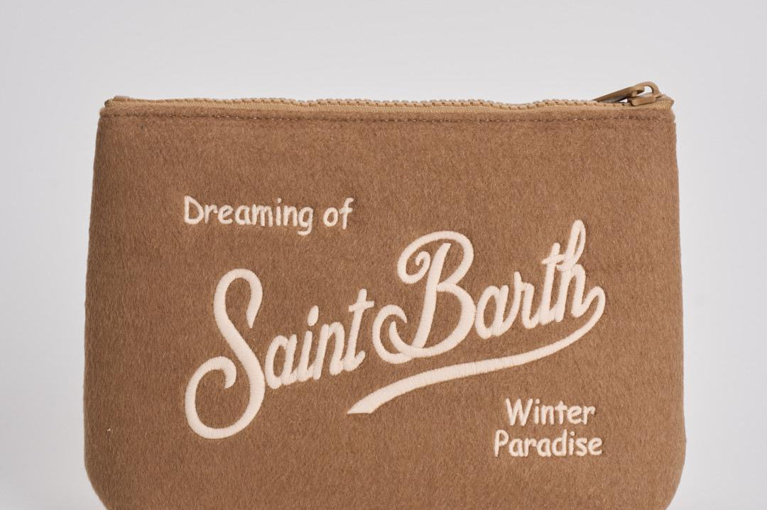 Pochette donna Aline beige ALINEFELT 19EMB MC2 SAINT BARTH 