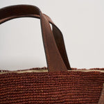 IBELIV Borsa donna Mirozy a mano in rafia MIROZY WOOD IBELIV 