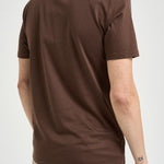T-shirt uomo girocollo marrone SH000760 MORO ACCADEMIE TESSILI 