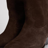 Stivale donna "Duerto" in suede testa di moro BO0003FA A1A03S50CL ISABEL MARANT 