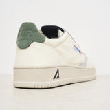 Sneakers uomo Medalist bianche e verdi AULM NE05 AUTRY 
