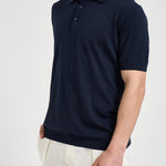 Polo uomo in maglia blu navy 300426 38 KANGRA 