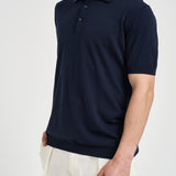 Polo uomo in maglia blu navy 300426 38 KANGRA 