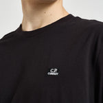 T-shirt uomo girocollo nera TS726A 999 C.P. COMPANY 