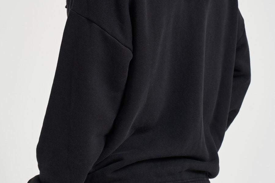 Felpa uomo cappuccio nera HIPX 032K AUTRY 