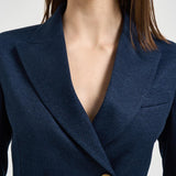Giacca donna doppiopetto blu FD3961 8288 CIRCOLO 1901 