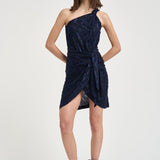 Abito donna mini Lilana con drappeggio blu RO1086FA D2K04IFADEDNIGHT ISABEL MARANT 