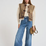 Gilet donna Clemencia marrone GI0061FA C3A02E50TA MARANT ETOILE 
