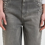 Jeans donna Melody in denim grigio GWP02079 P00234860100 GOLDEN GOOSE 