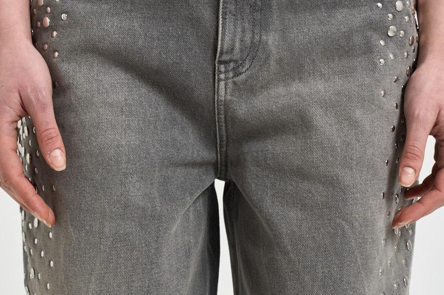 Jeans donna Melody in denim grigio GWP02079 P00234860100 GOLDEN GOOSE 