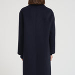 Cappotto donna doppiopetto blu notte JULIE NAVY BLUE ACCADEMIE TESSILI 