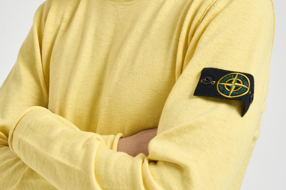 Maglia uomo girocollo gialla 5100052 S00B0V0031 STONE ISLAND 