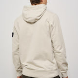 Felpa uomo panna con cappuccio 6100045 S0051V0095 STONE ISLAND 