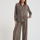 Camicia a righe con lamé J00 BK01C3SM9T5 MISSONI 