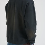 Felpa uomo effetto slavato nera GUP01938 P00214690498 GOLDEN GOOSE 