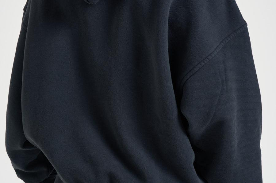 Felpa uomo con cappuccio nera HO01012 3167BLACK RHUDE 