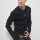 Maglia uomo a costine grigia A17512 0AKBQ900 DIESEL 