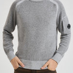 Maglia uomo girocollo grigio MKN252A 006170A921 CP COMPANY 