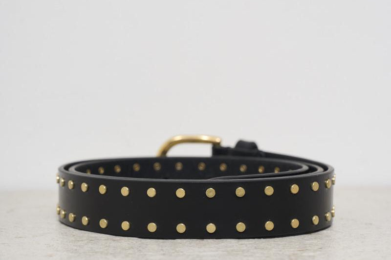 Cintura donna in pelle con borchie CE015CFA B1B21A01BK ISABEL MARANT 