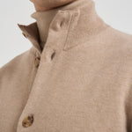 Giacca uomo in maglia cammello AALKTJT1 AA65015210BC LARDINI 