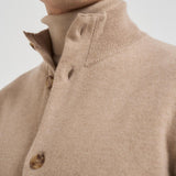 Giacca uomo in maglia cammello AALKTJT1 AA65015210BC LARDINI 